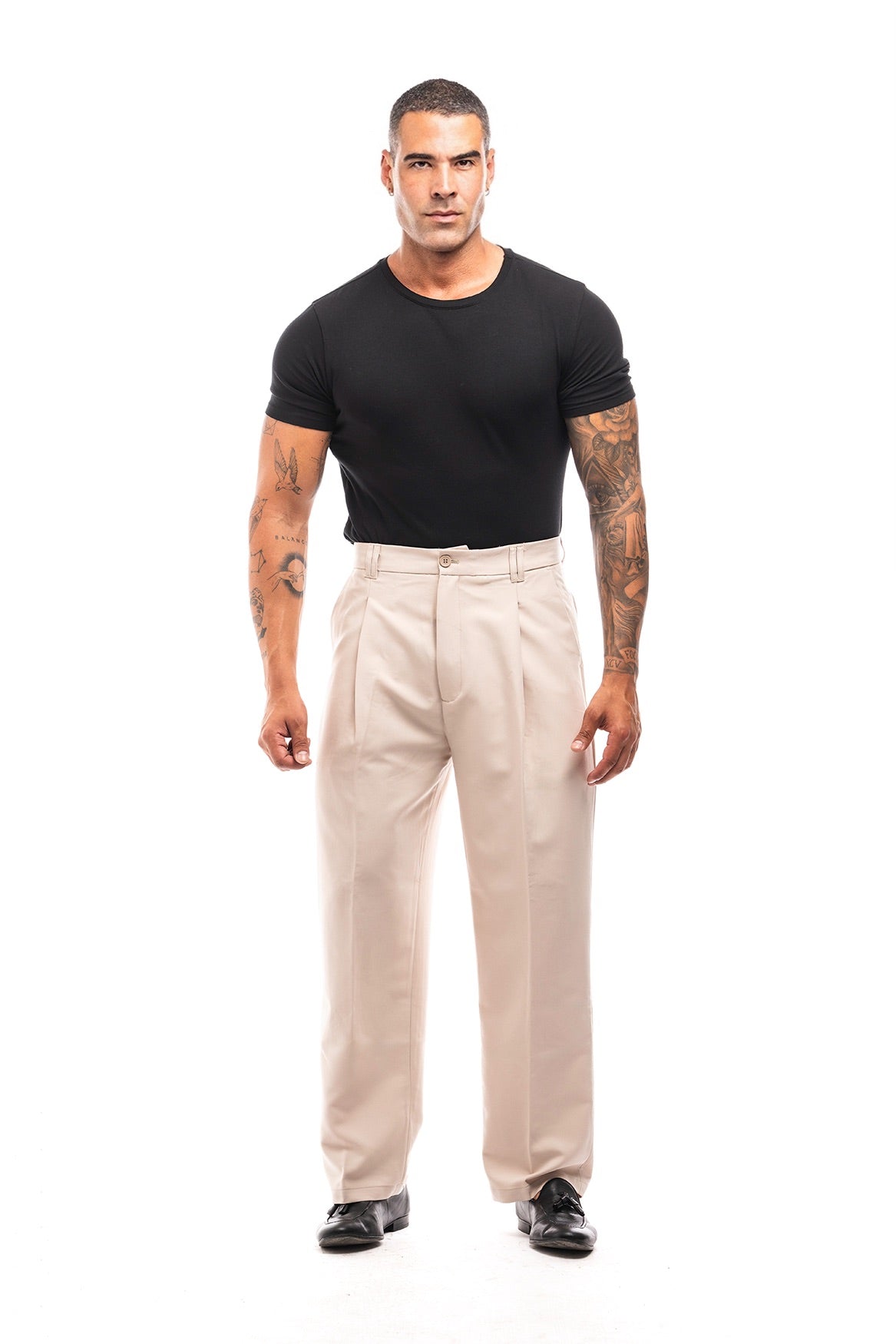 Pantalón Amplio con Pinzas · Classico