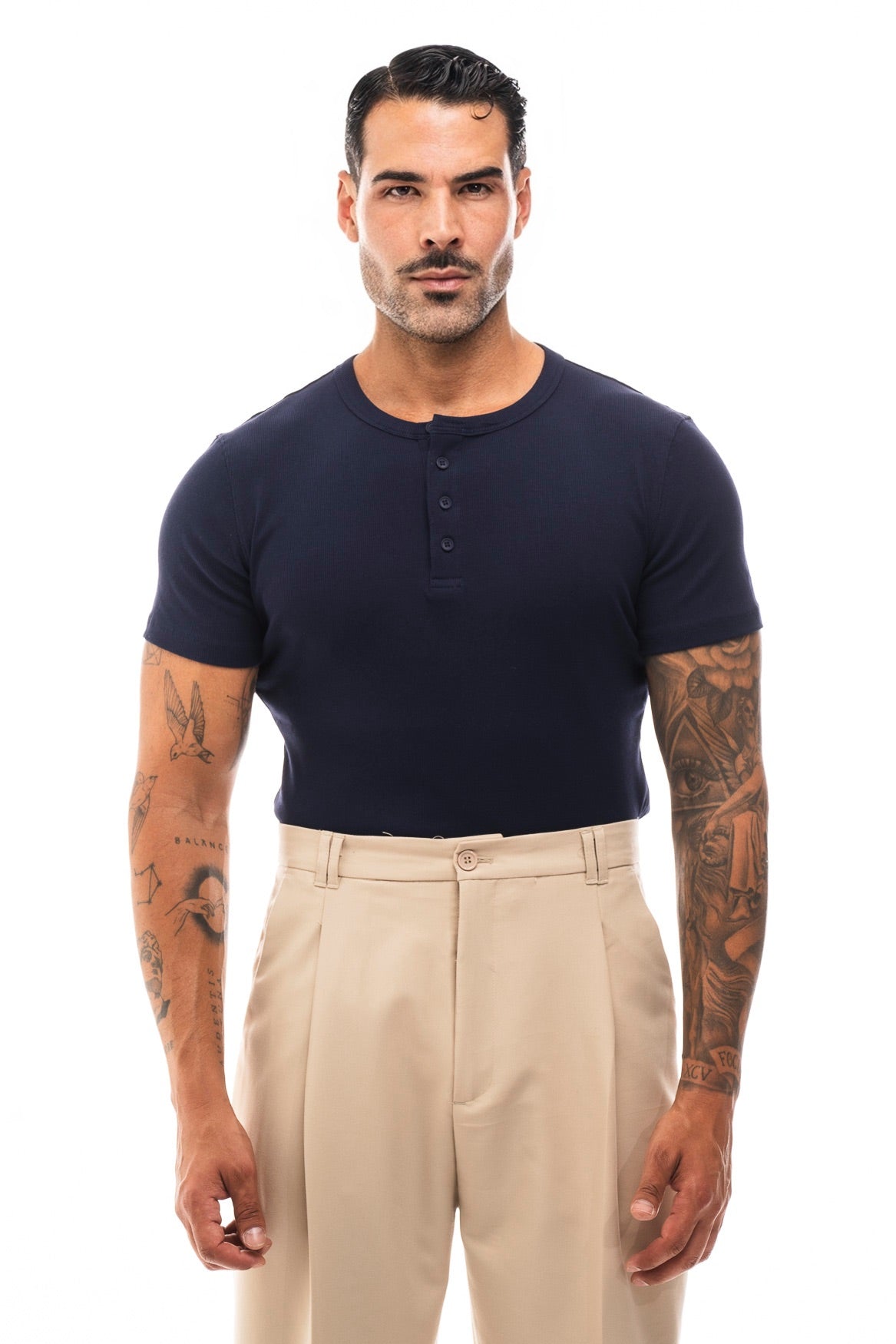 Henley Canalé Manga Corta · Costine