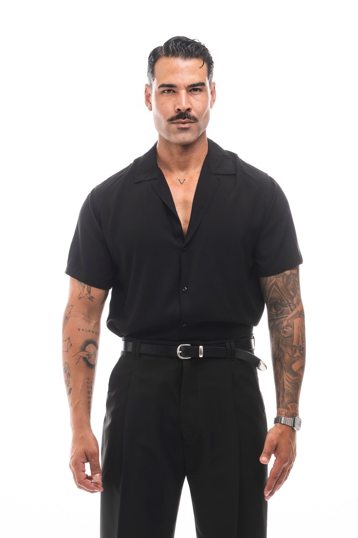 Camisa Fluida Manga Corta · Estate