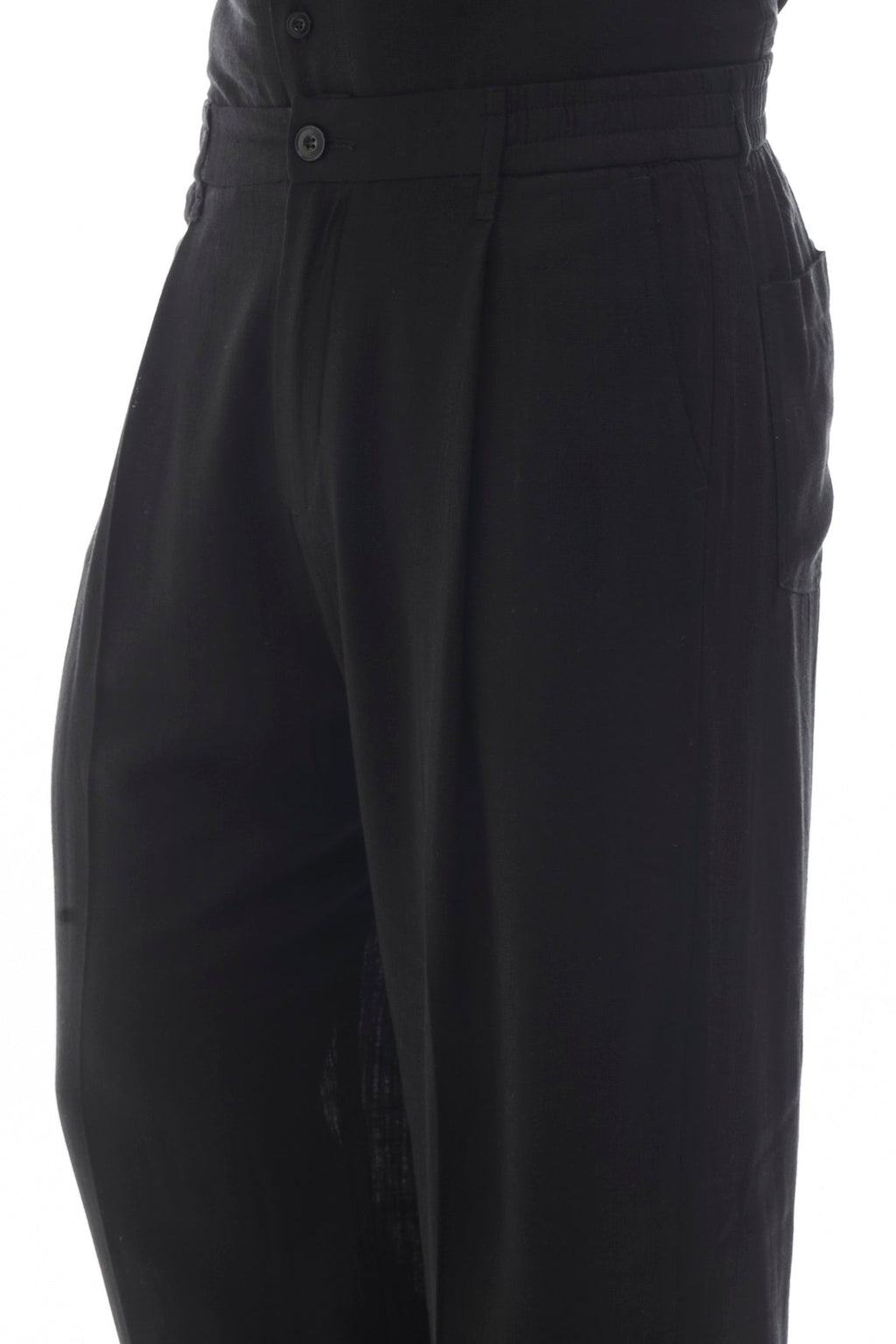 Pantalón de Lino con Pinzas · Lino