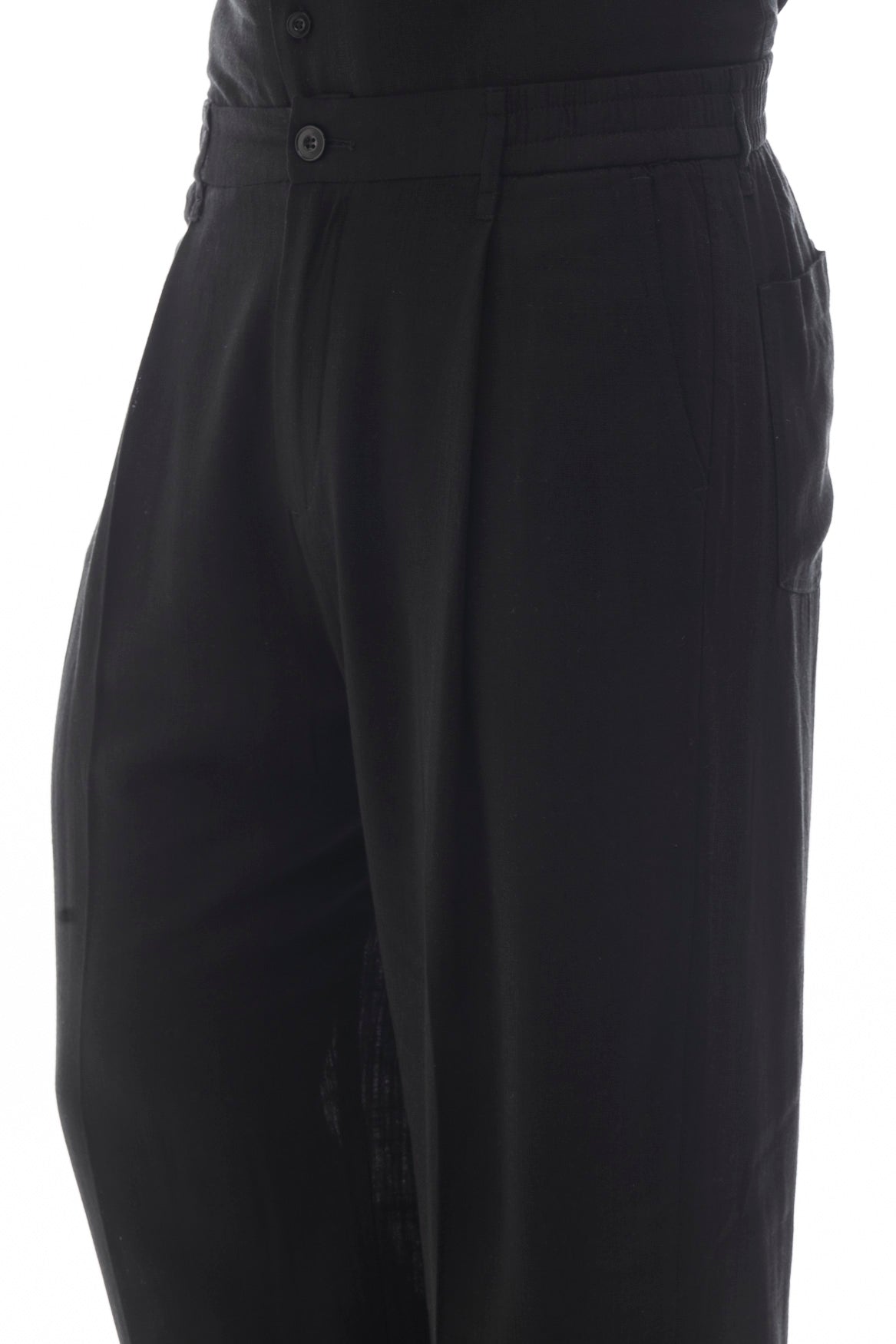 Pantalón de Lino con Pinzas · Lino