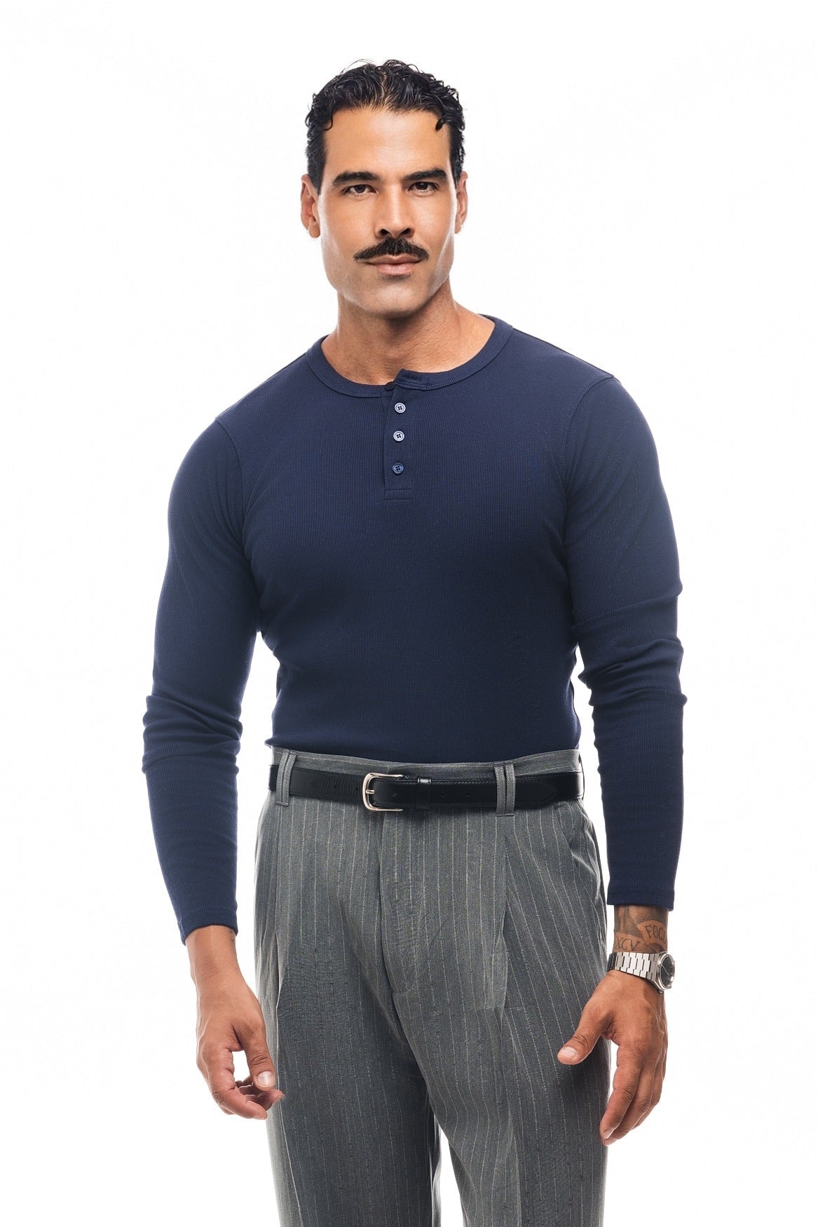Henley Canalé Manga Larga · Costine