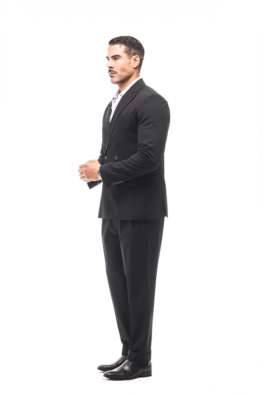 Traje Cruzado Negro · Milano