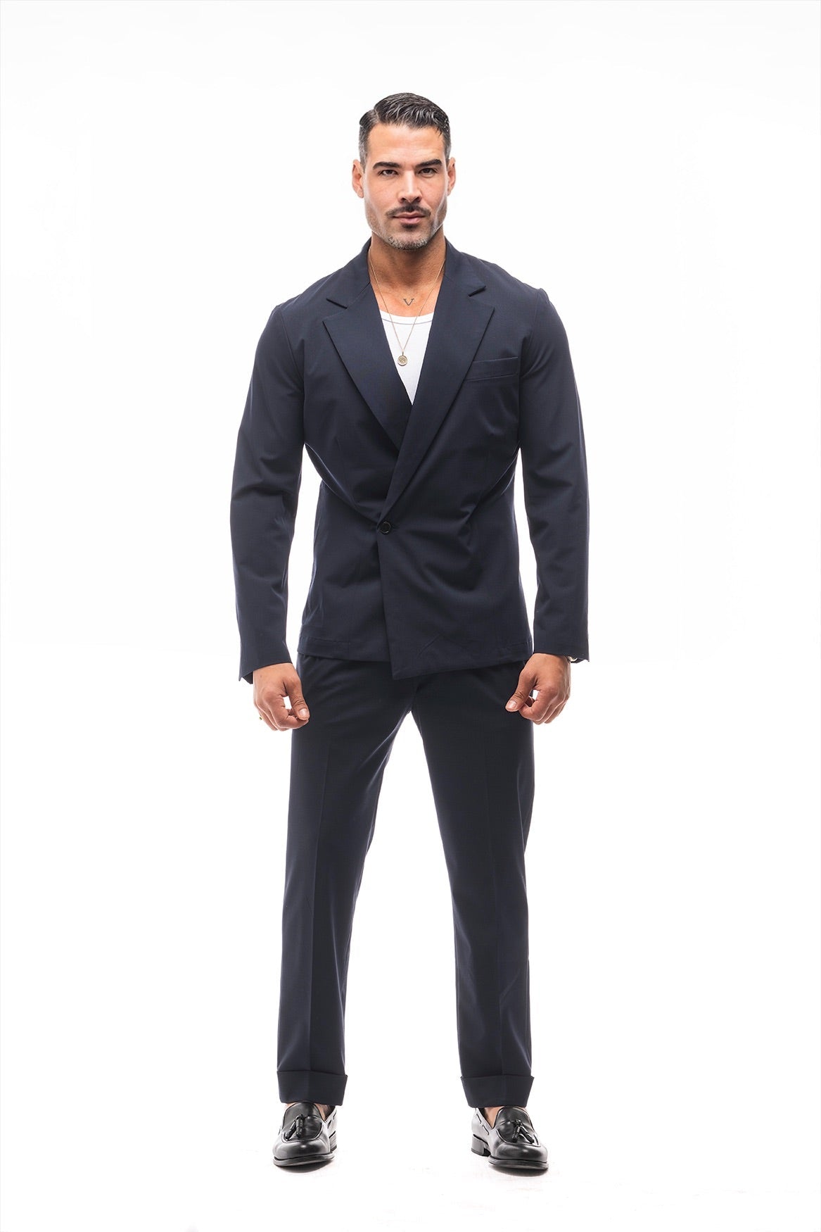 Traje Recto Navy · Milano
