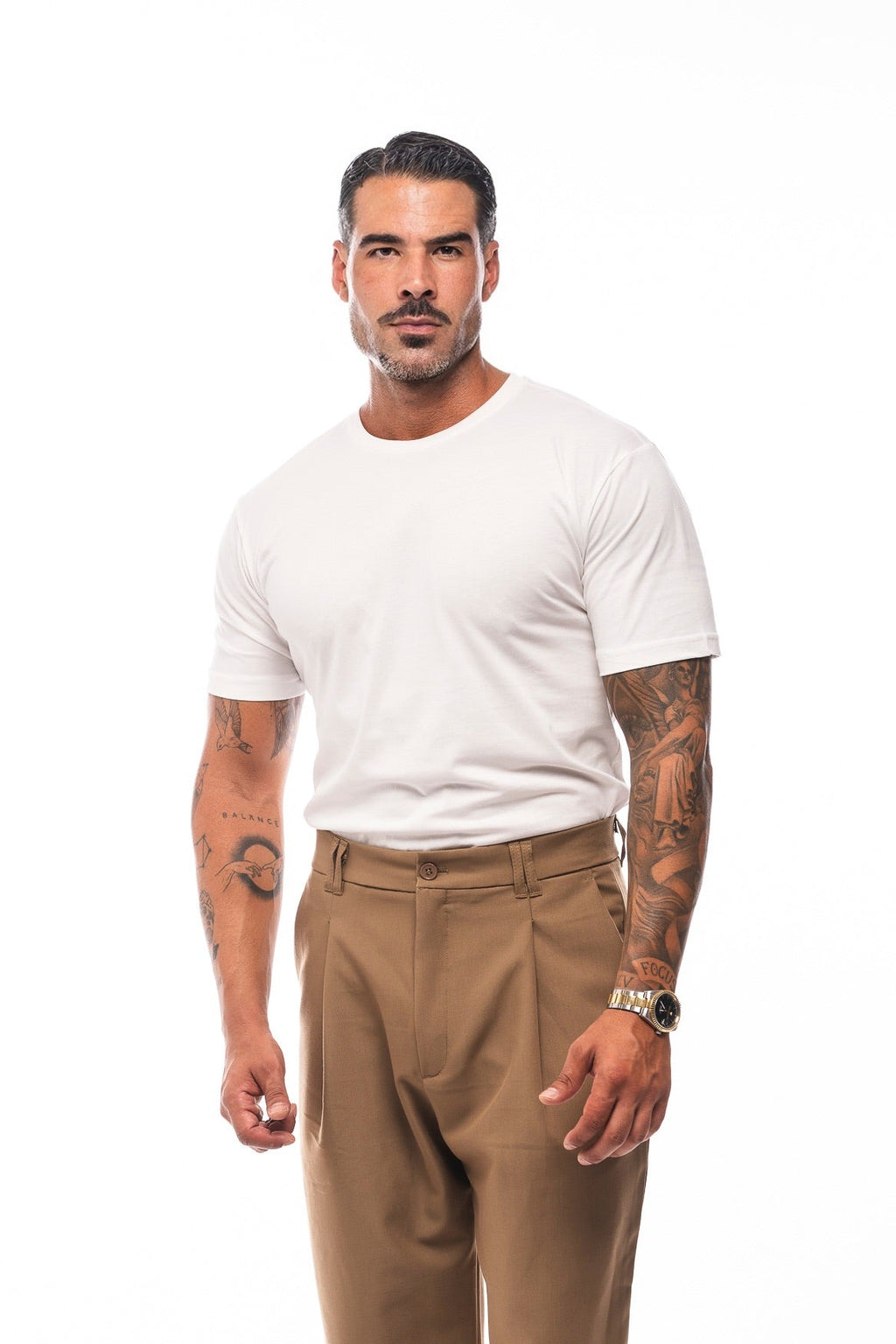 Pack 2 Camisetas Básicas Blancas · Essenziale