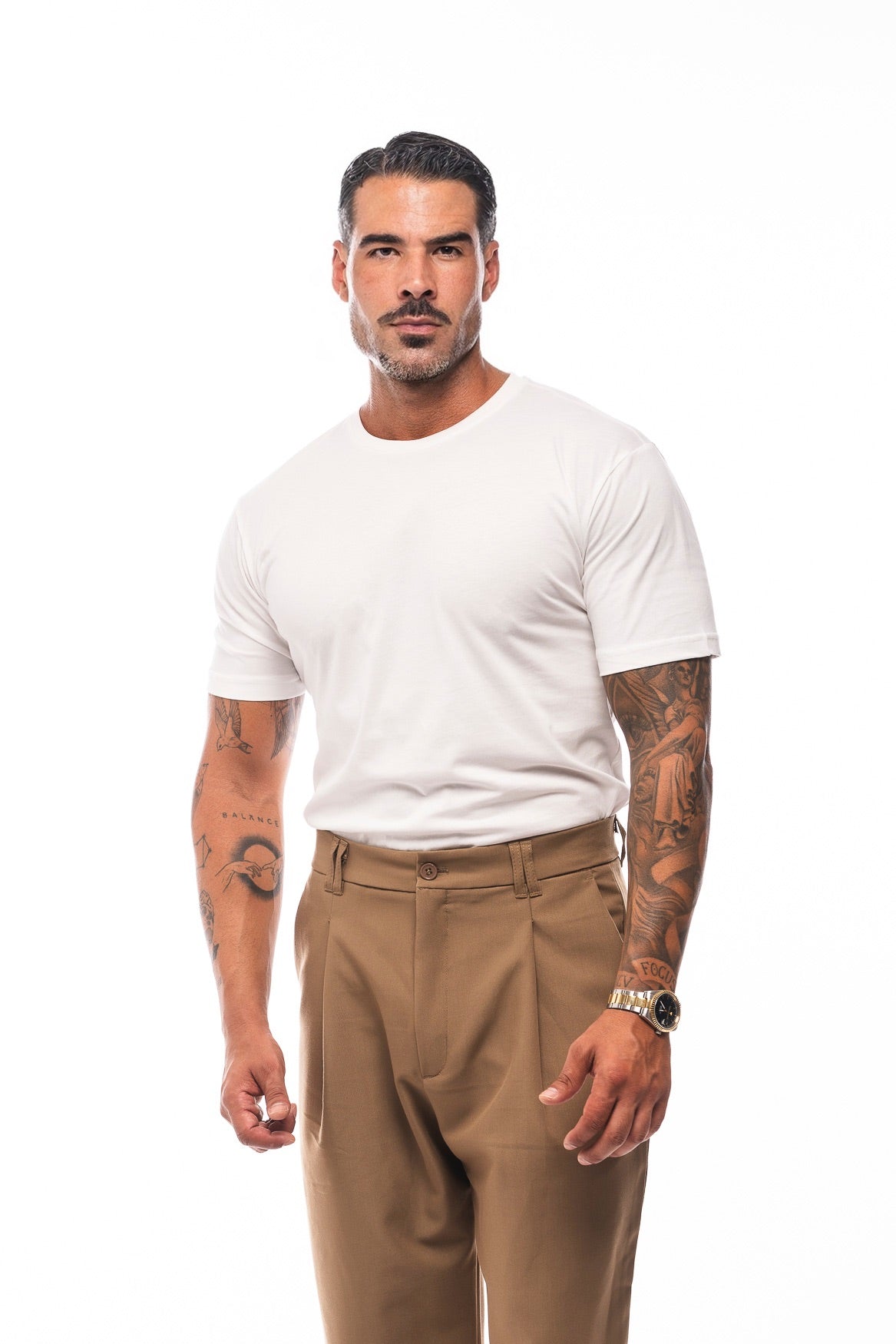 Pack 2 Camisetas Básicas Blancas · Essenziale
