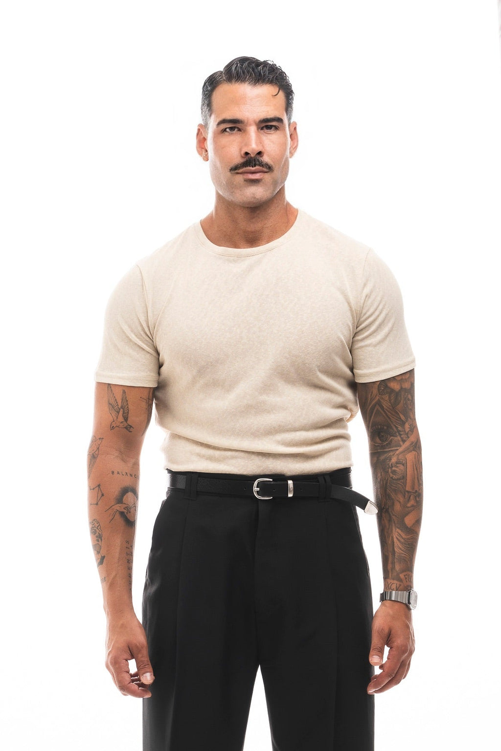 Camiseta de Lino Slim · Lino