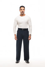 Pantalón Amplio Raya Diplomática · Gessato