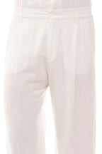 Pantalón de Lino con Pinzas · Lino