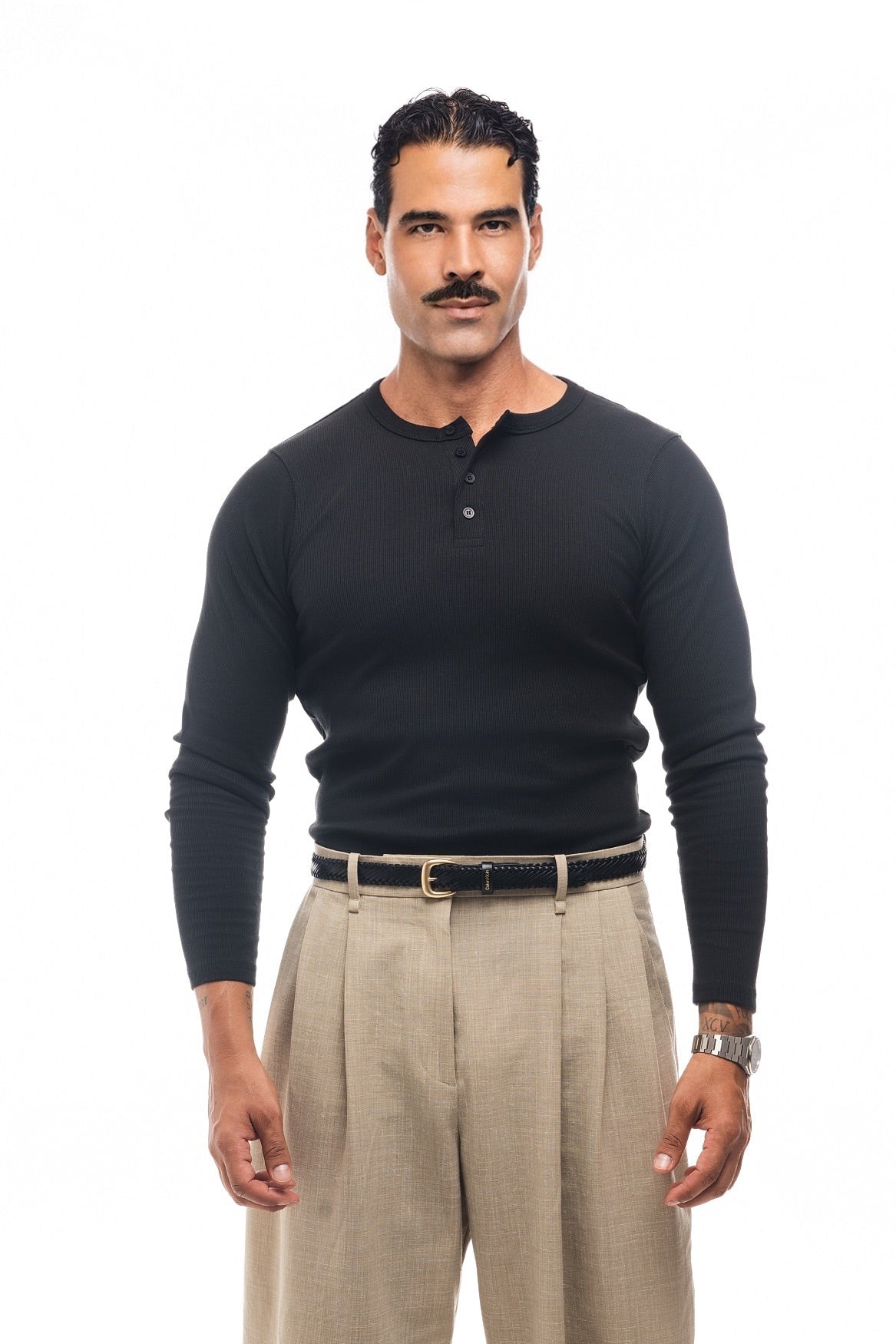 Henley Canalé Manga Larga · Costine