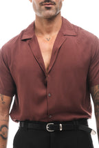 Camisa Fluida Manga Corta · Estate