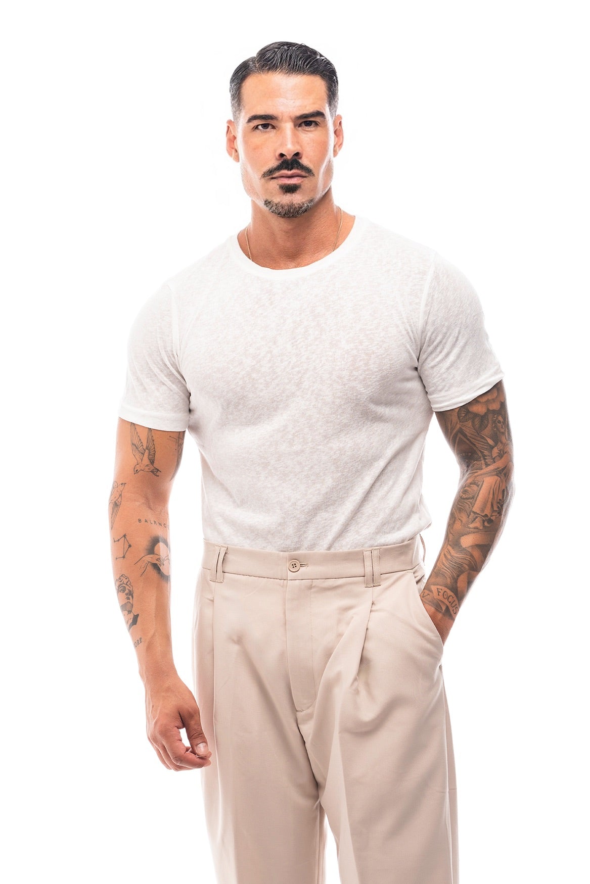 Camiseta de Lino Slim · Lino