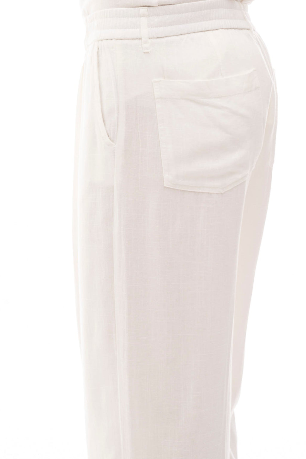 Pantalón de Lino con Pinzas · Lino