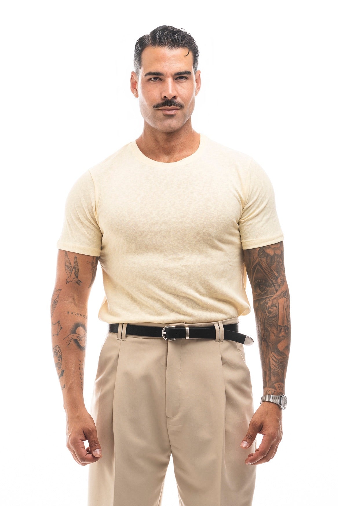 Camiseta de Lino Slim · Lino
