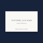 Carta Regalo VITTORI LUVANO en color crema