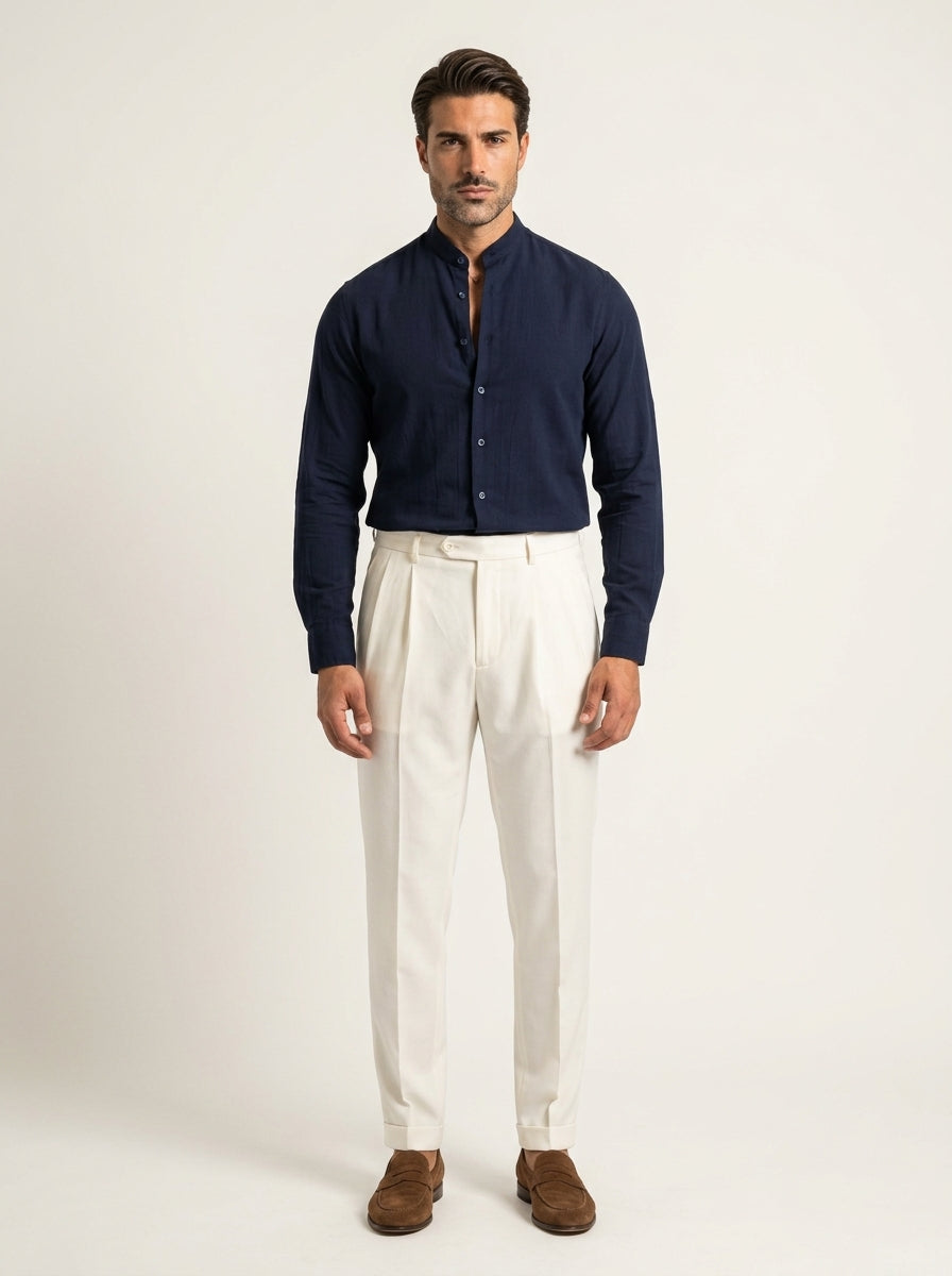Camicia Collo Coreano VITTORI LUVANO, vista frontal