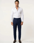 Camisa de vestir slim Classico blanca VITTORI LUVANO, vista frontal en estudio