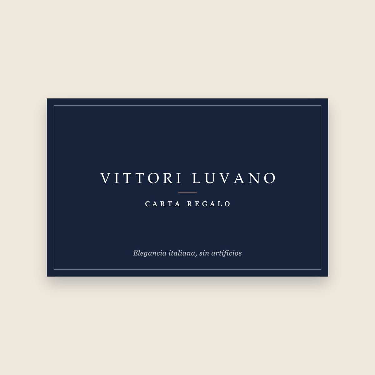 Carta Regalo VITTORI LUVANO