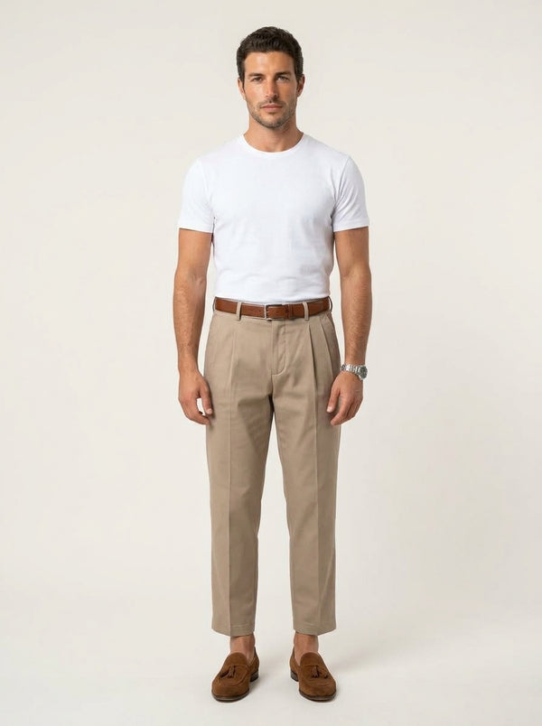Chino con Pinces VITTORI LUVANO, vista frontal