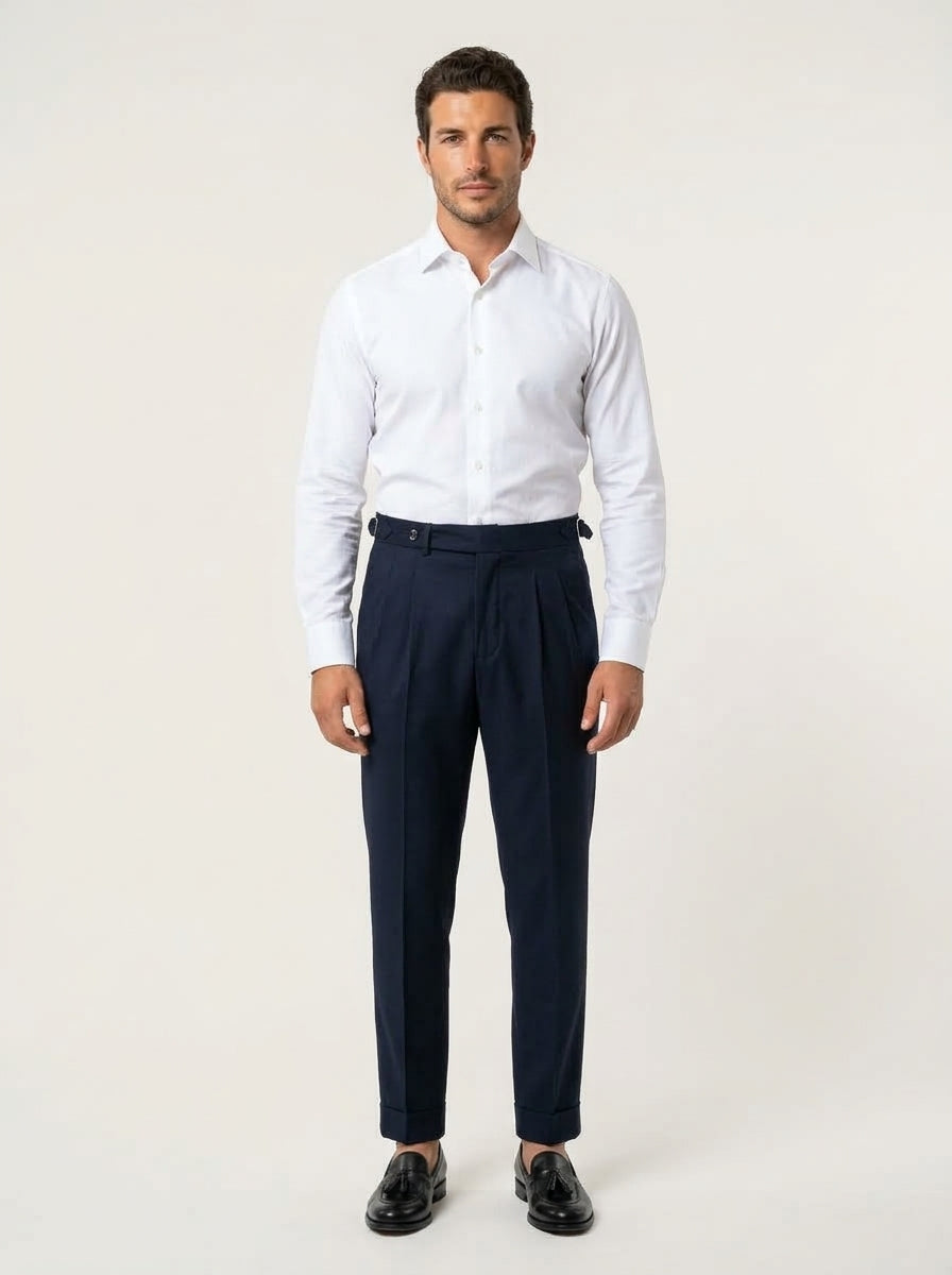 Pantalone Sartoriale Vita Alta VITTORI LUVANO, vista frontal